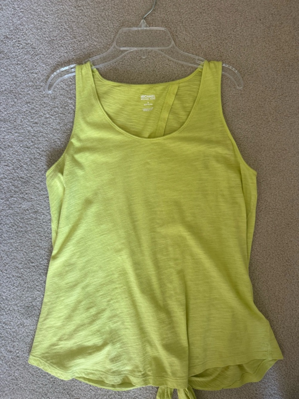 Michael Kors Slit Back Tank Top GUC Size M